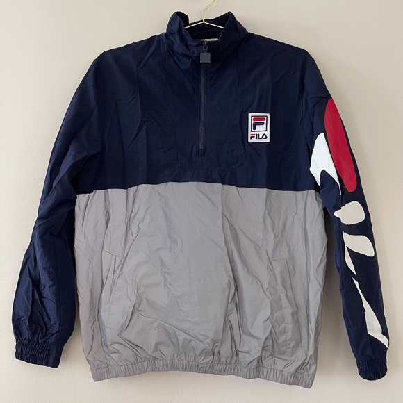 Fila Other - FILA REFLECTIVE QUARTER ZIP WINDBREAKER